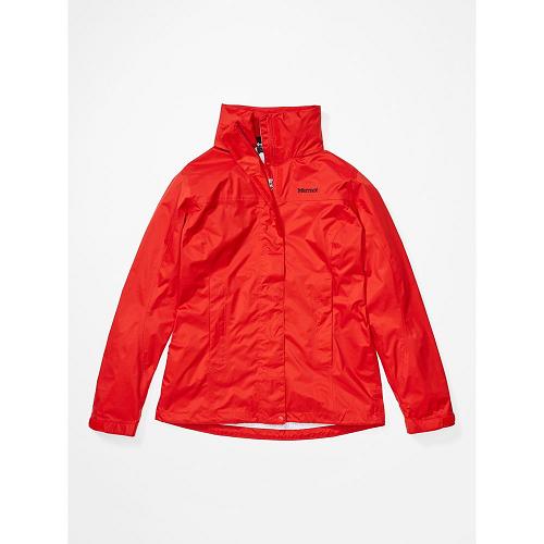 Marmot Rain Jacket Red NZ - PreCip Eco Jackets Womens NZ5183764